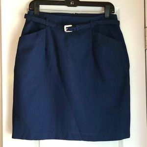 Vintage Inclinations Pencil Skirt with belt